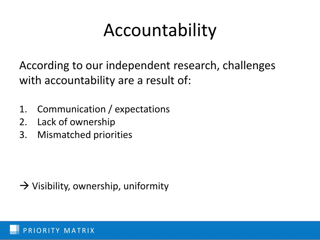 accountability