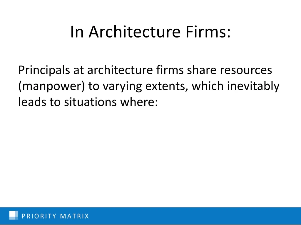 in architecture firms