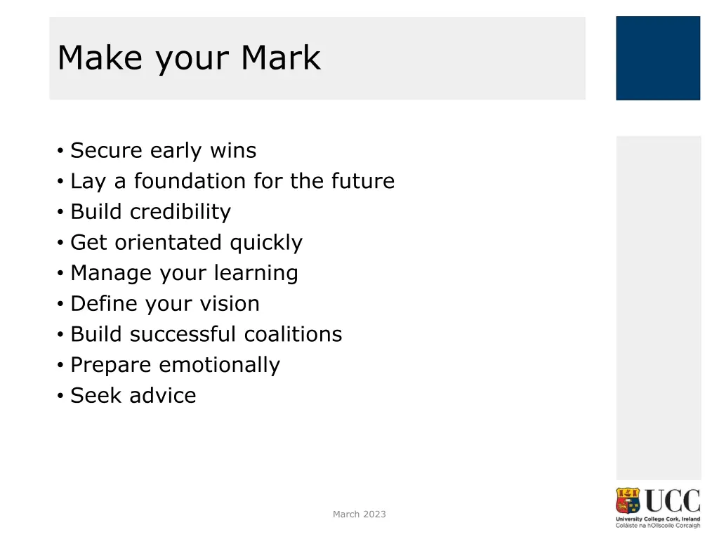 make your mark