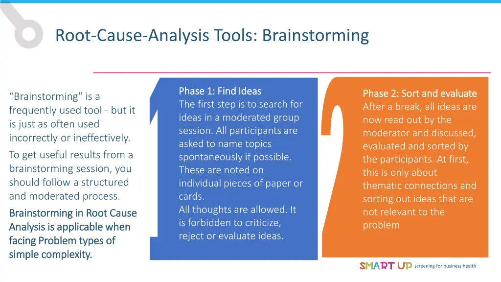 root cause analysis tools brainstorming