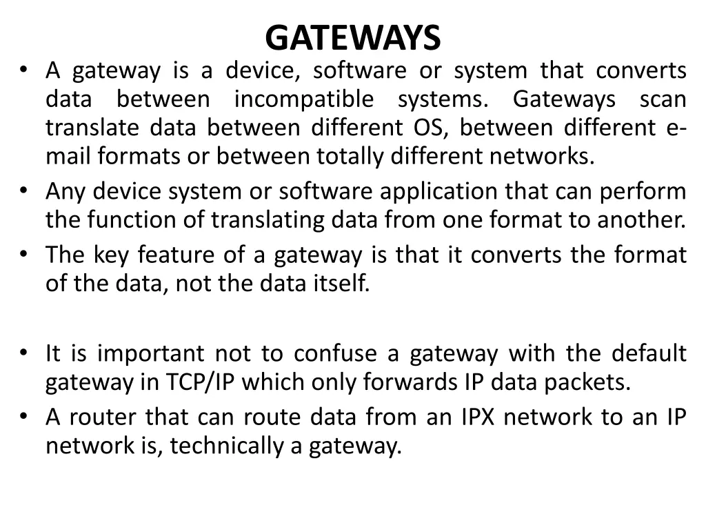 gateways