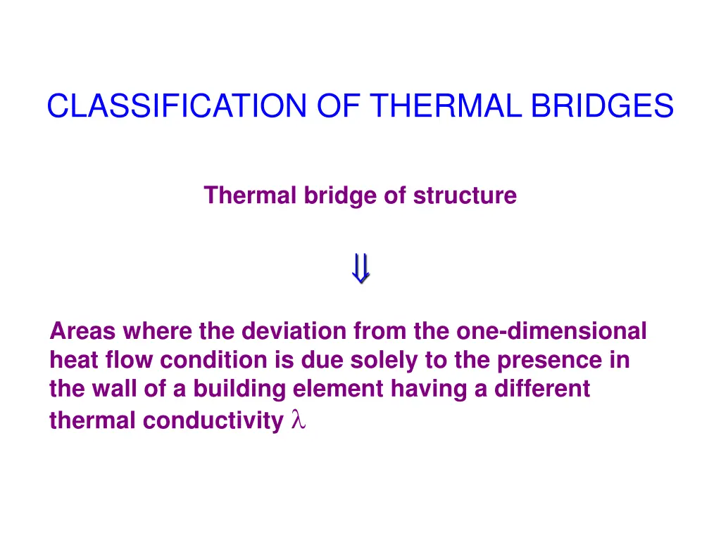 classification of thermal bridges 4