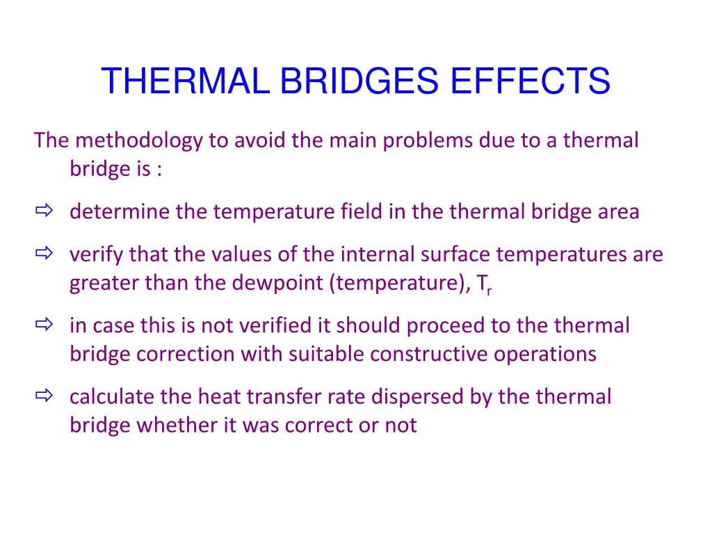 thermal bridges effects 2