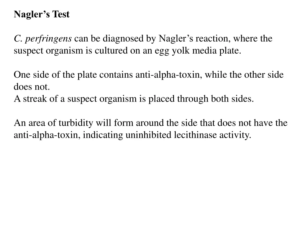 nagler s test