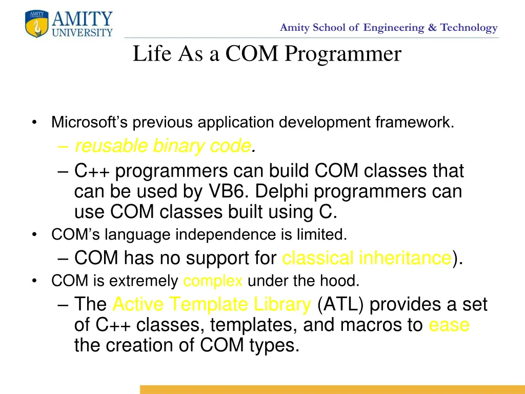 amity school of engineering technology 6