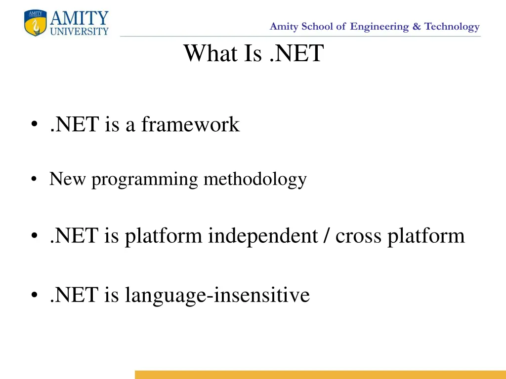 amity school of engineering technology what is net