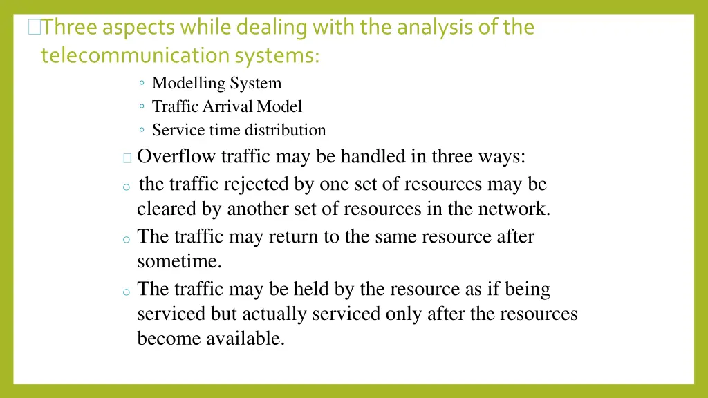 three aspects while dealing with the analysis 1