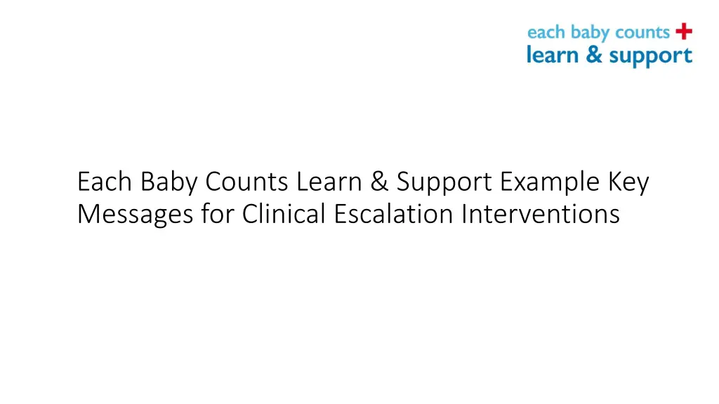 each baby counts learn support example