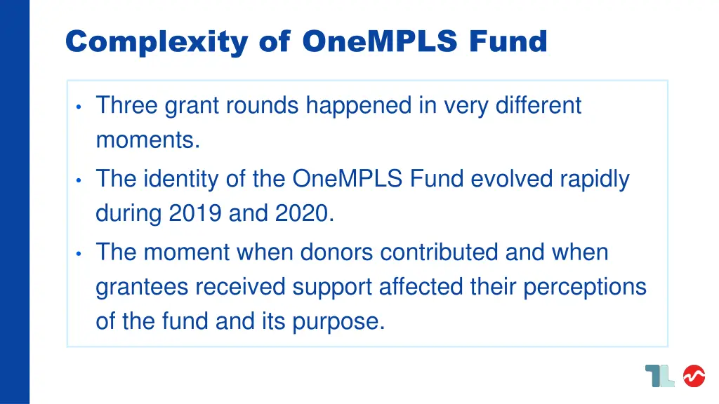 complexity of onempls fund