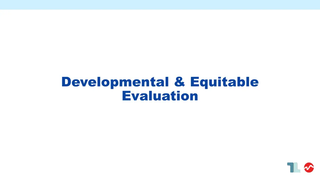 developmental equitable evaluation