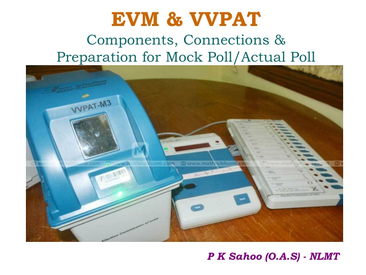 evm vvpat components connections preparation