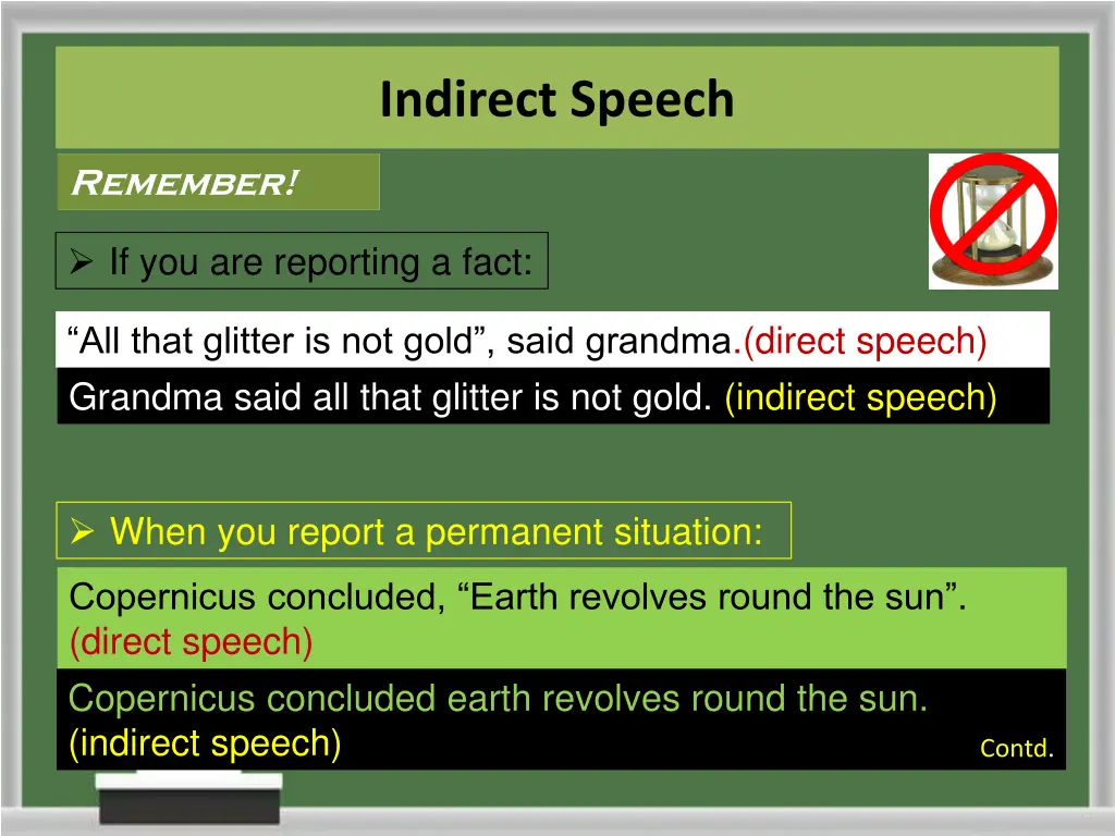 indirect speech