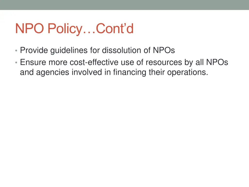 npo policy cont d 1