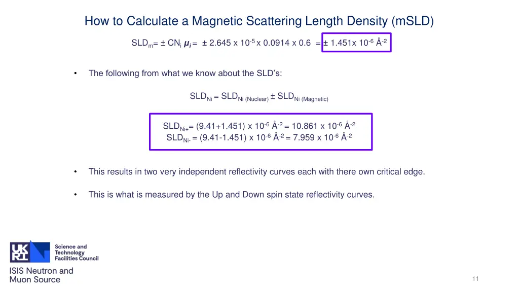 how to calculate a magnetic scattering length 2