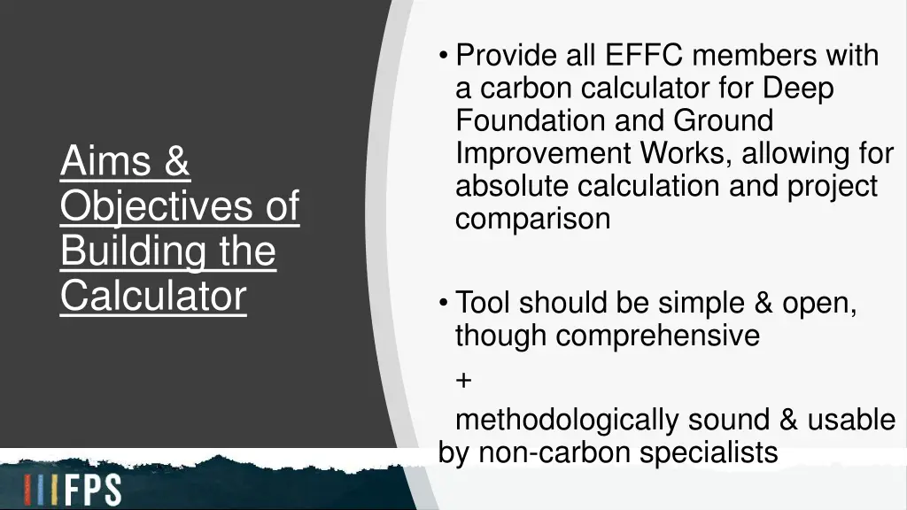 provide all effc members with a carbon calculator