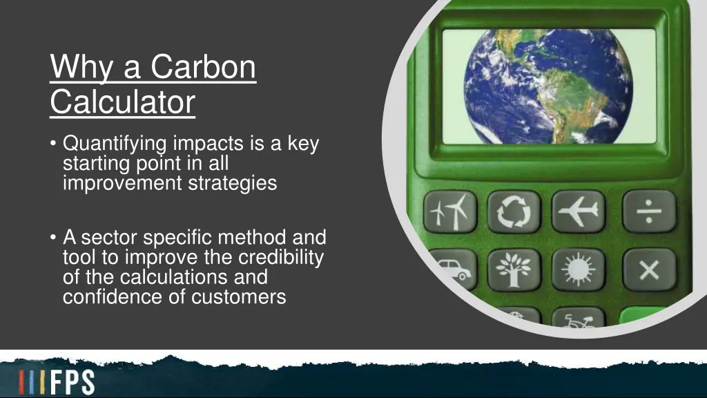 why a carbon calculator 1