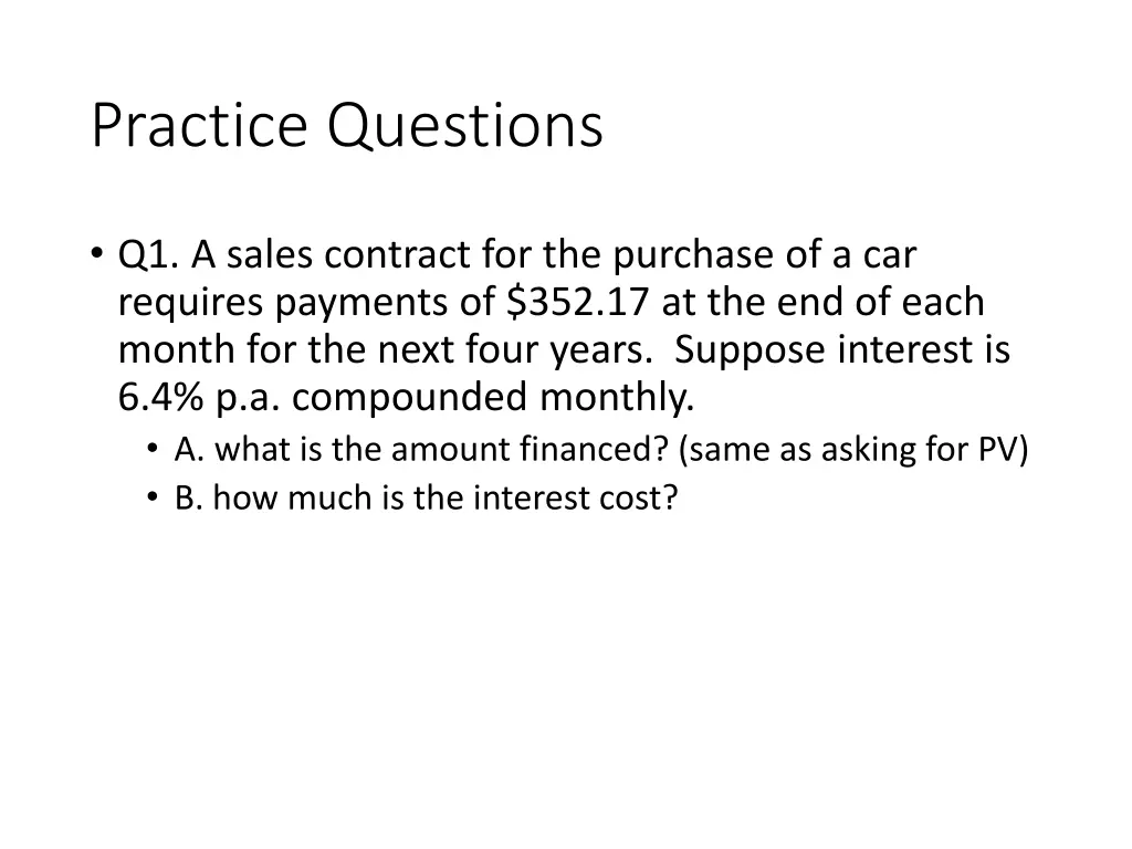 practice questions 1