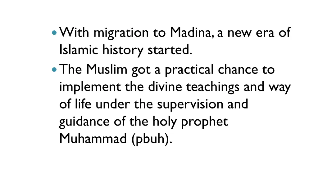 with migration to madina a new era of islamic