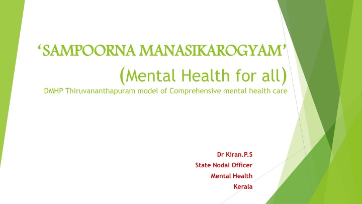 sampoorna manasikarogyam mental health