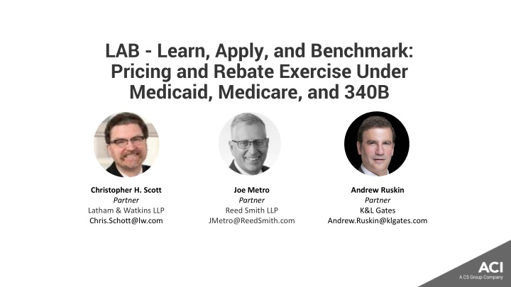 lab learn apply and benchmark pricing and rebate