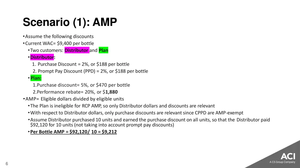 scenario 1 amp