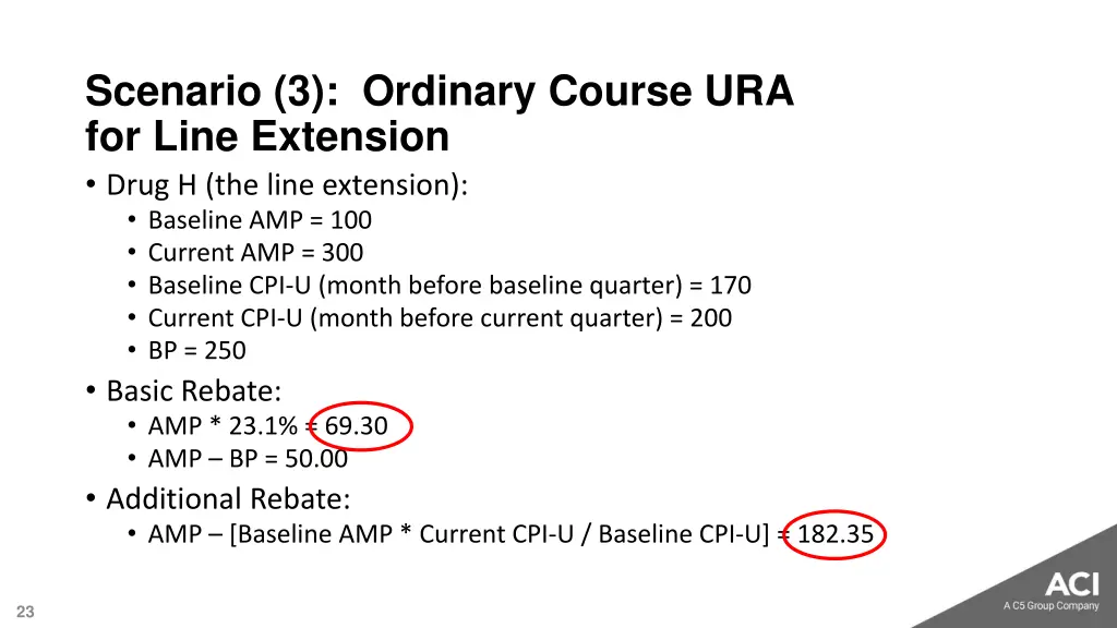 scenario 3 ordinary course ura for line extension