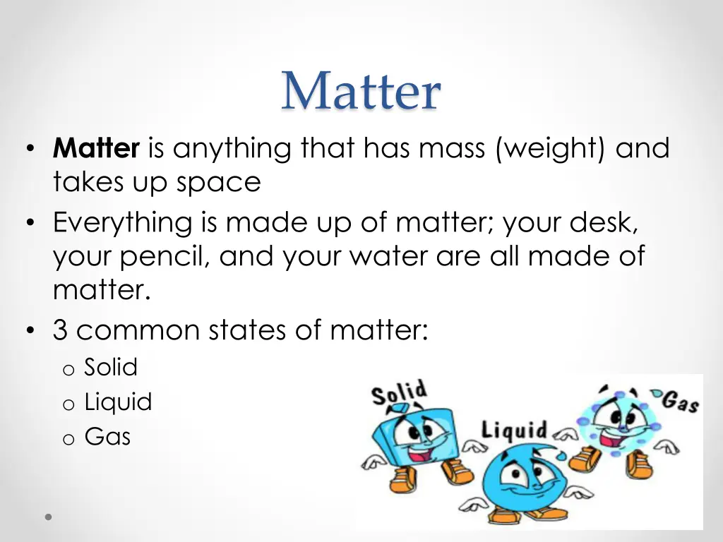 matter