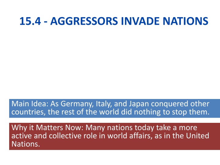 15 4 aggressors invade nations