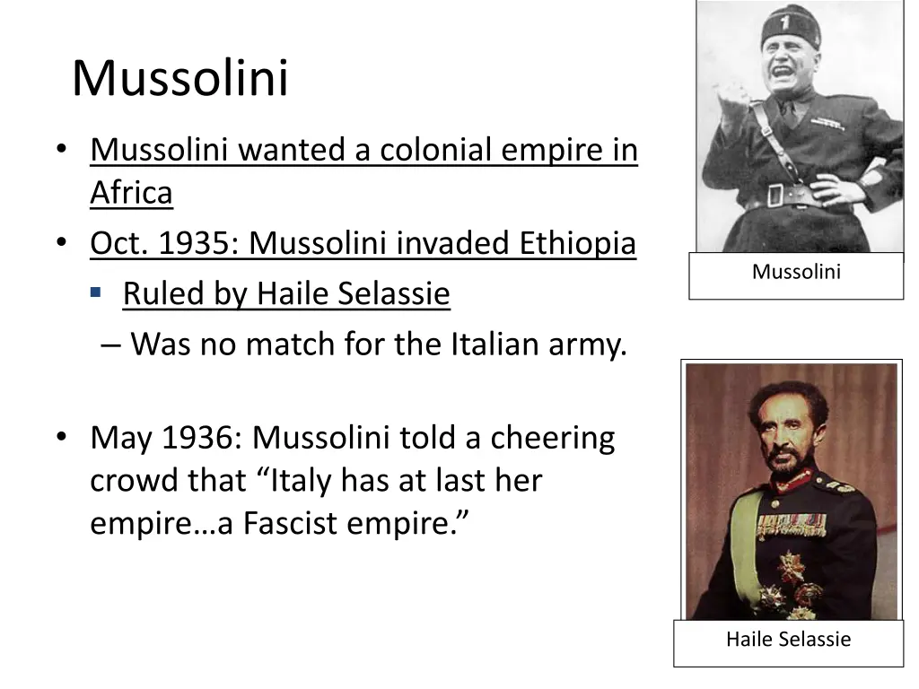 mussolini