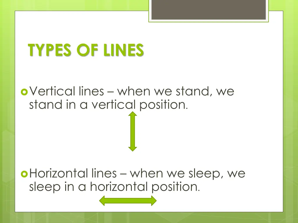 types of lines