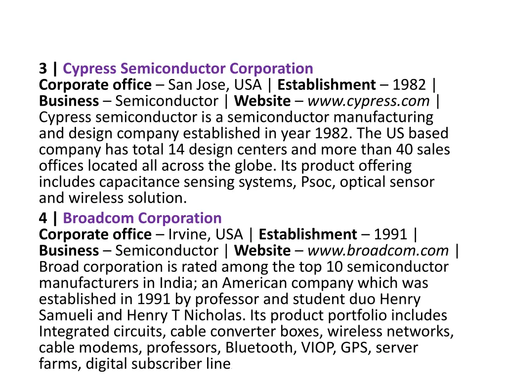 3 cypress semiconductor corporation corporate