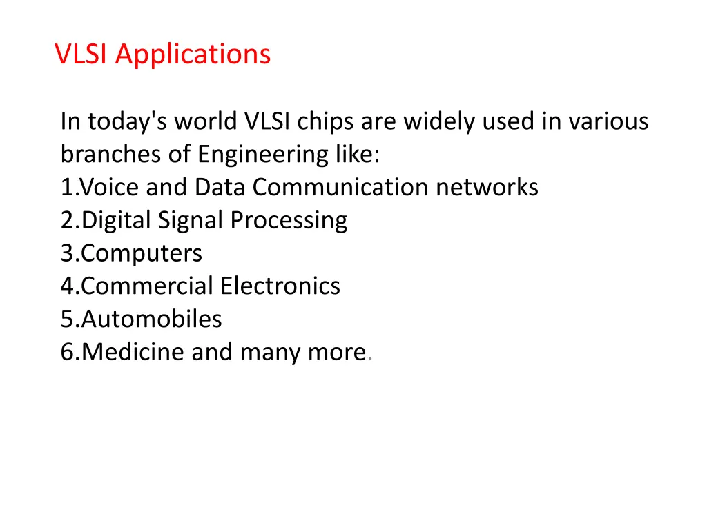 vlsi applications 1