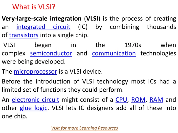 what is vlsi