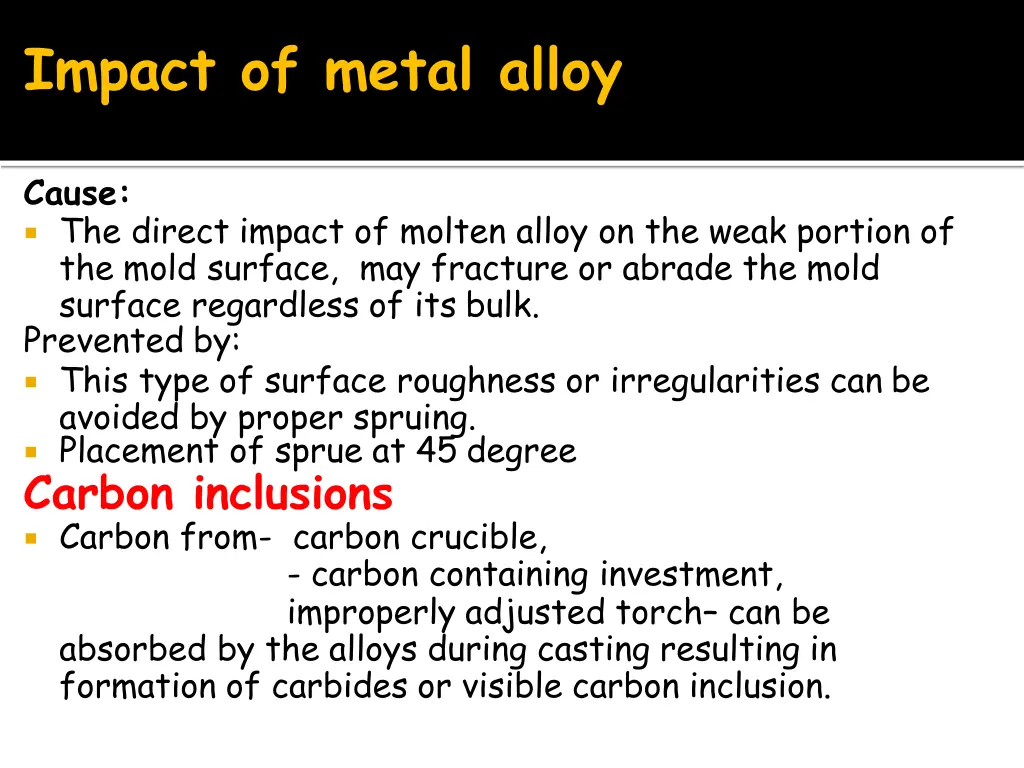 impact of metal alloy