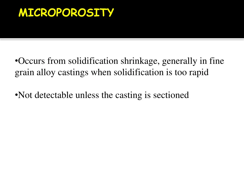 microporosity