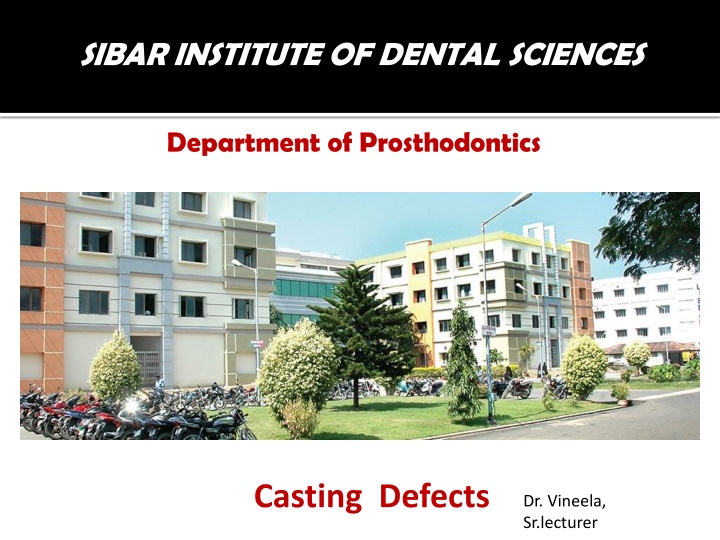 sibar institute of dental sciences