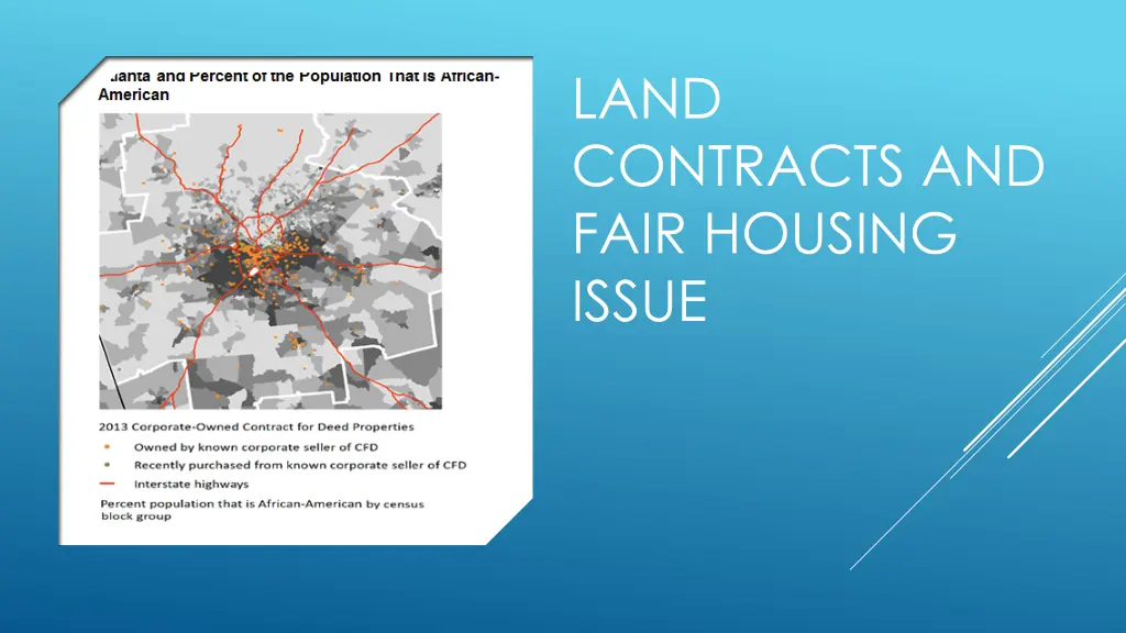 land contracts and fair housing issue