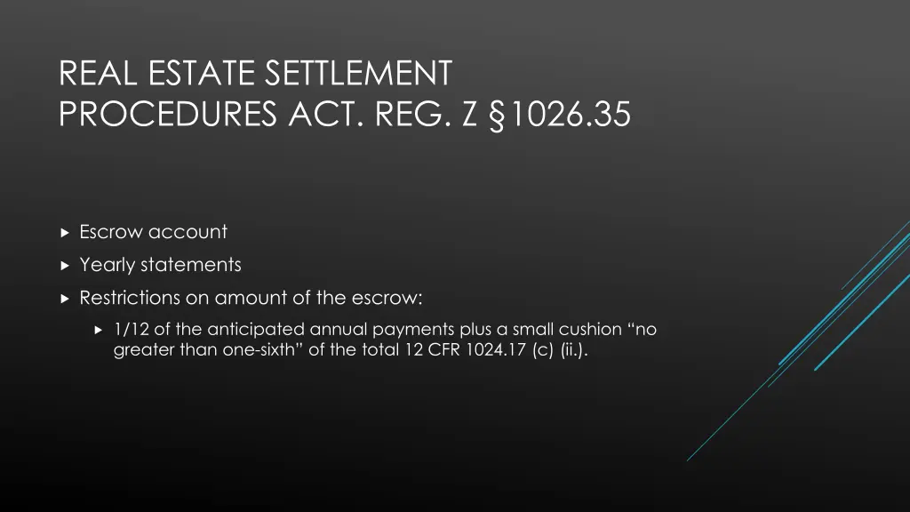 real estate settlement procedures act reg z 1026