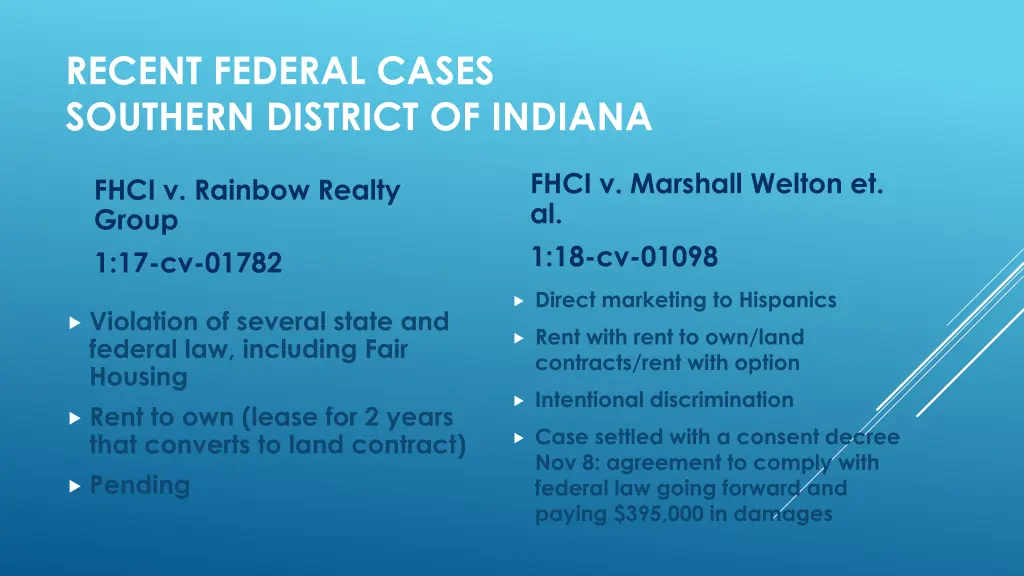 recent federal cases southern district of indiana