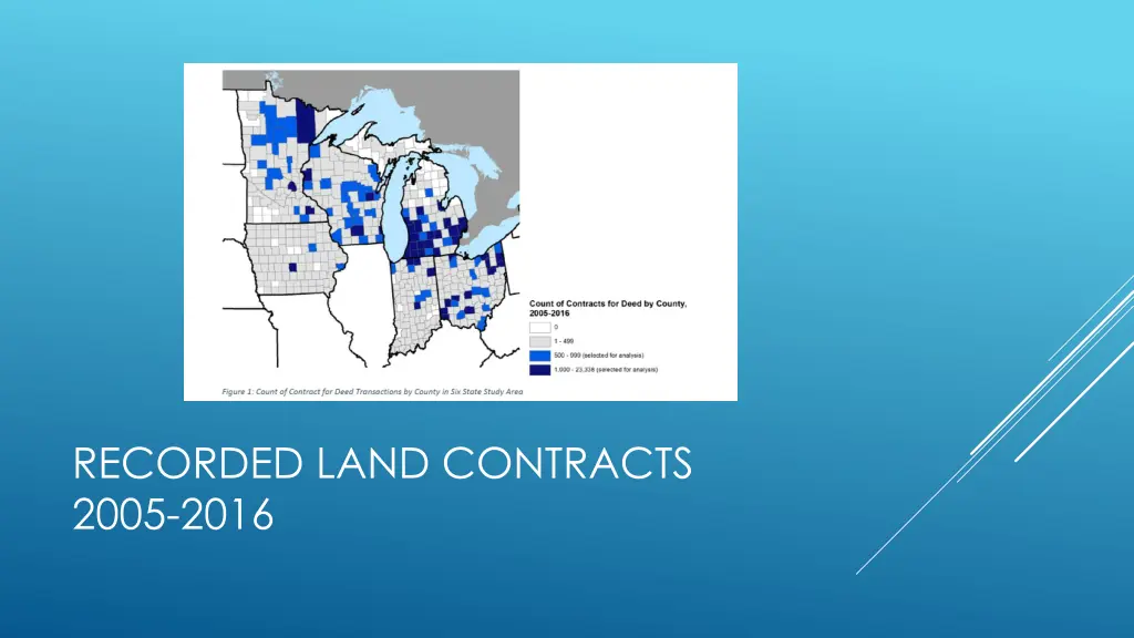 recorded land contracts 2005 2016