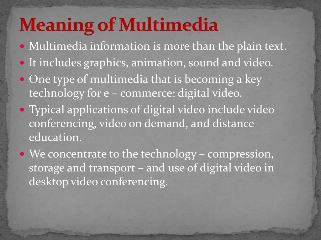 meaning of multimedia