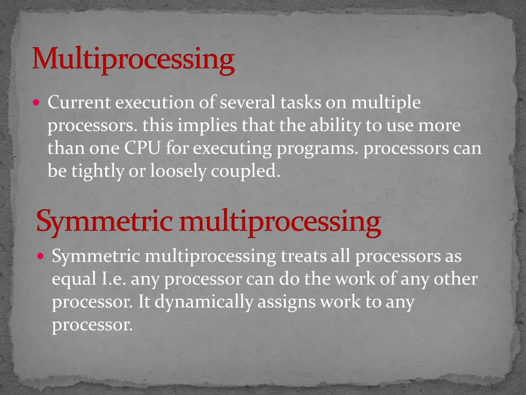 multiprocessing