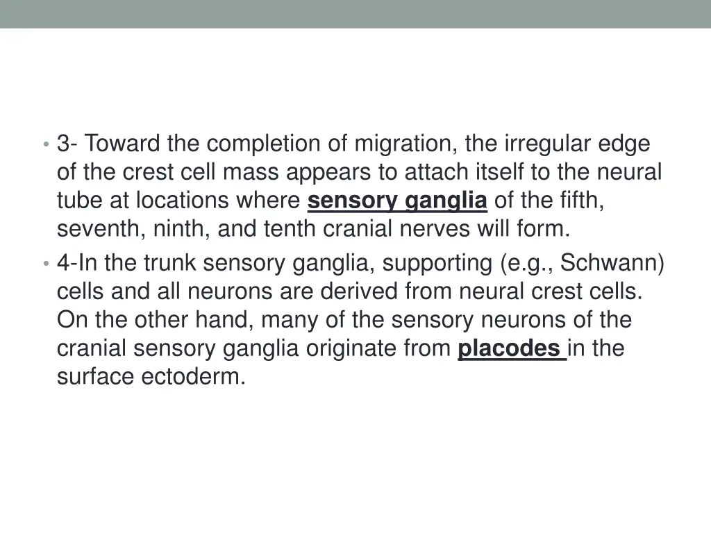 3 toward the completion of migration