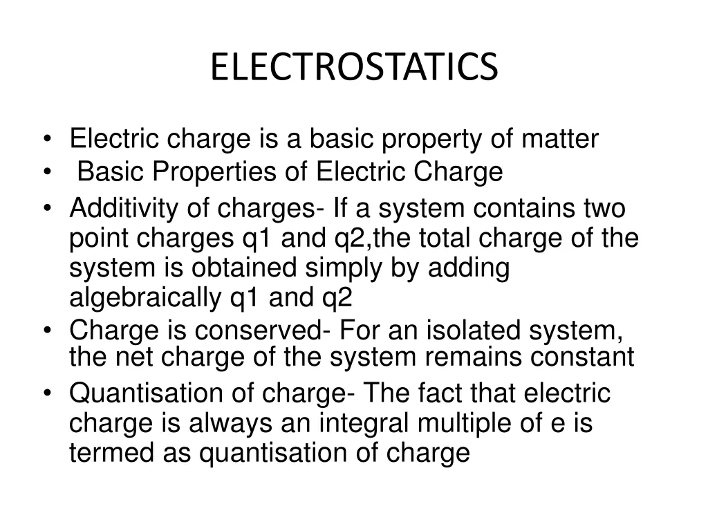 electrostatics 2