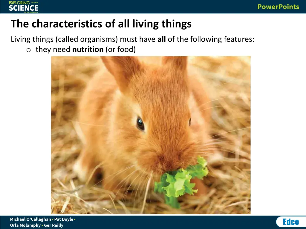 the characteristics of all living things 2