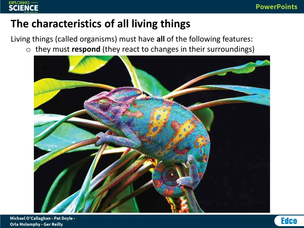 the characteristics of all living things 4