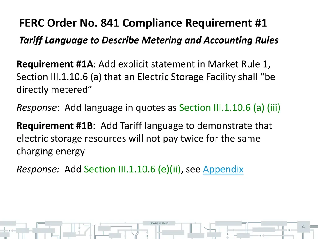 ferc order no 841 compliance requirement 1