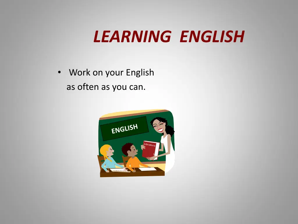 learning english