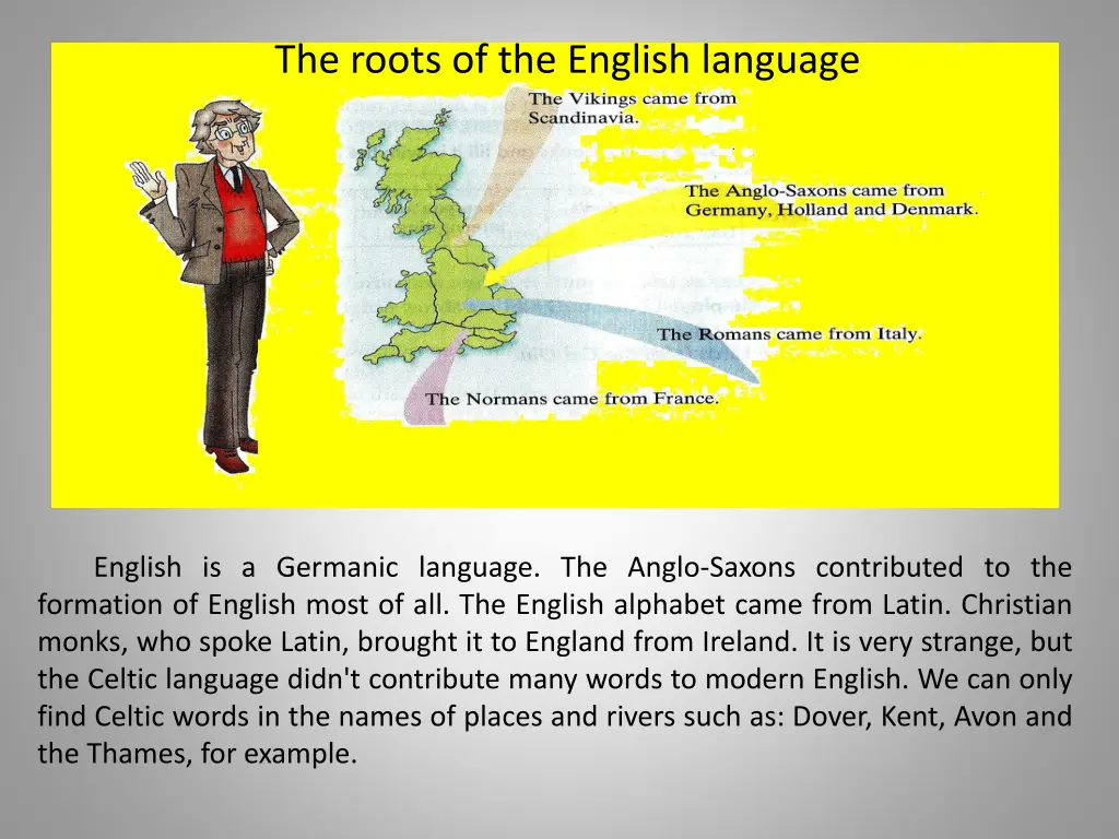 the roots of the english language