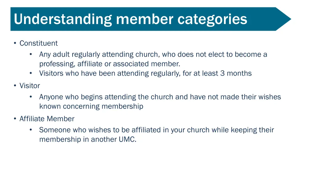 understanding member categories 1